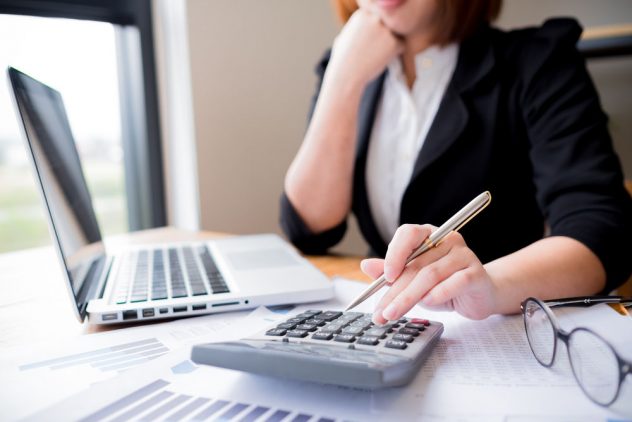 Woman Accounting