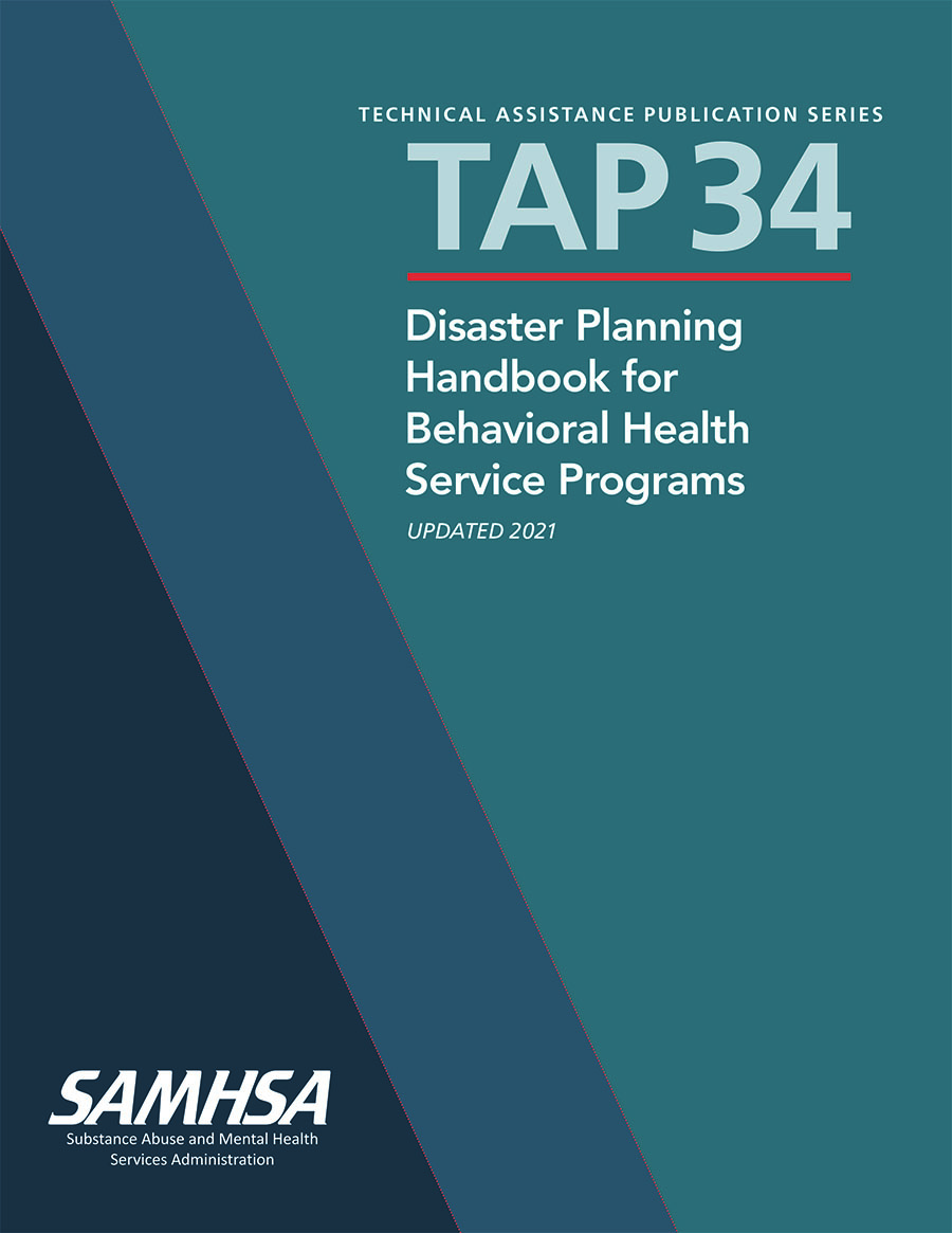 image of front page of Samhsa Disaster Planning handbook