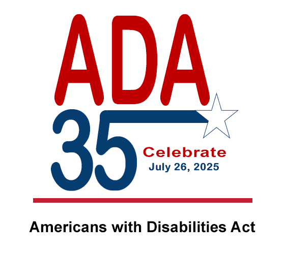 America with Disabilities Act logo