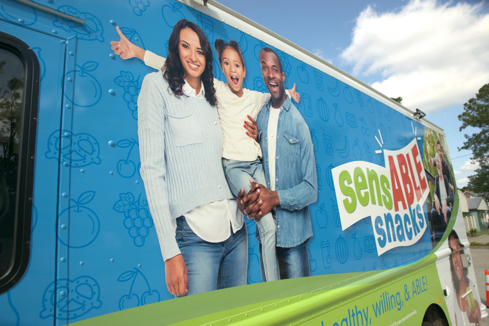 view of inside sansable snack truck