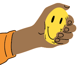 a cartoon of a woman explorer with binocular