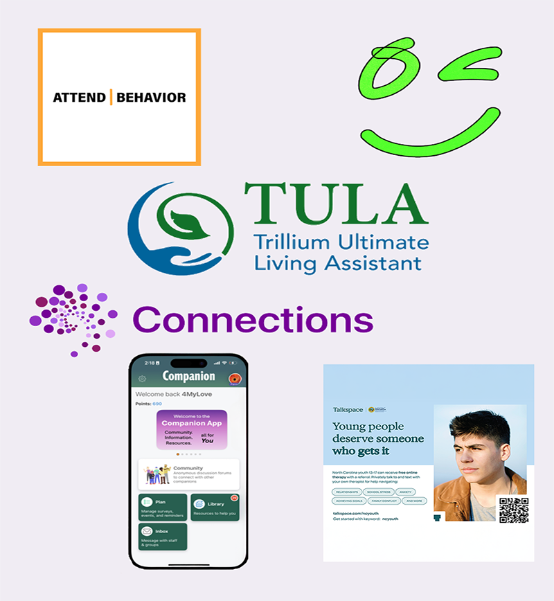 Picture of all the logo of digital support