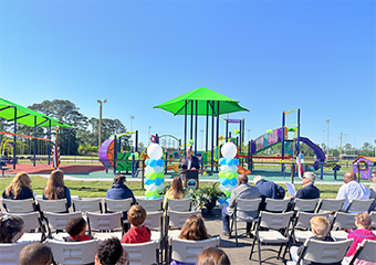 a picture of the audience sitting listening to the opening speech